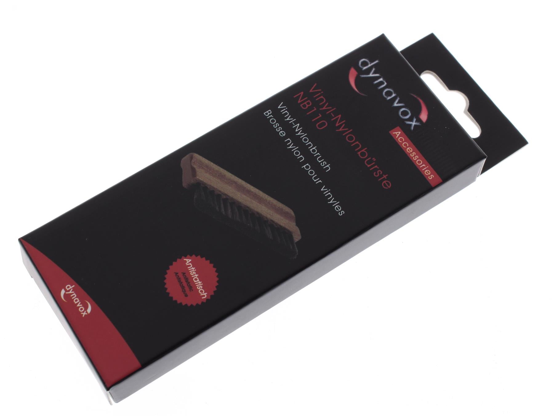 Dynavox NB110 Nylon Record Cleaning Brush with Wooden Handle