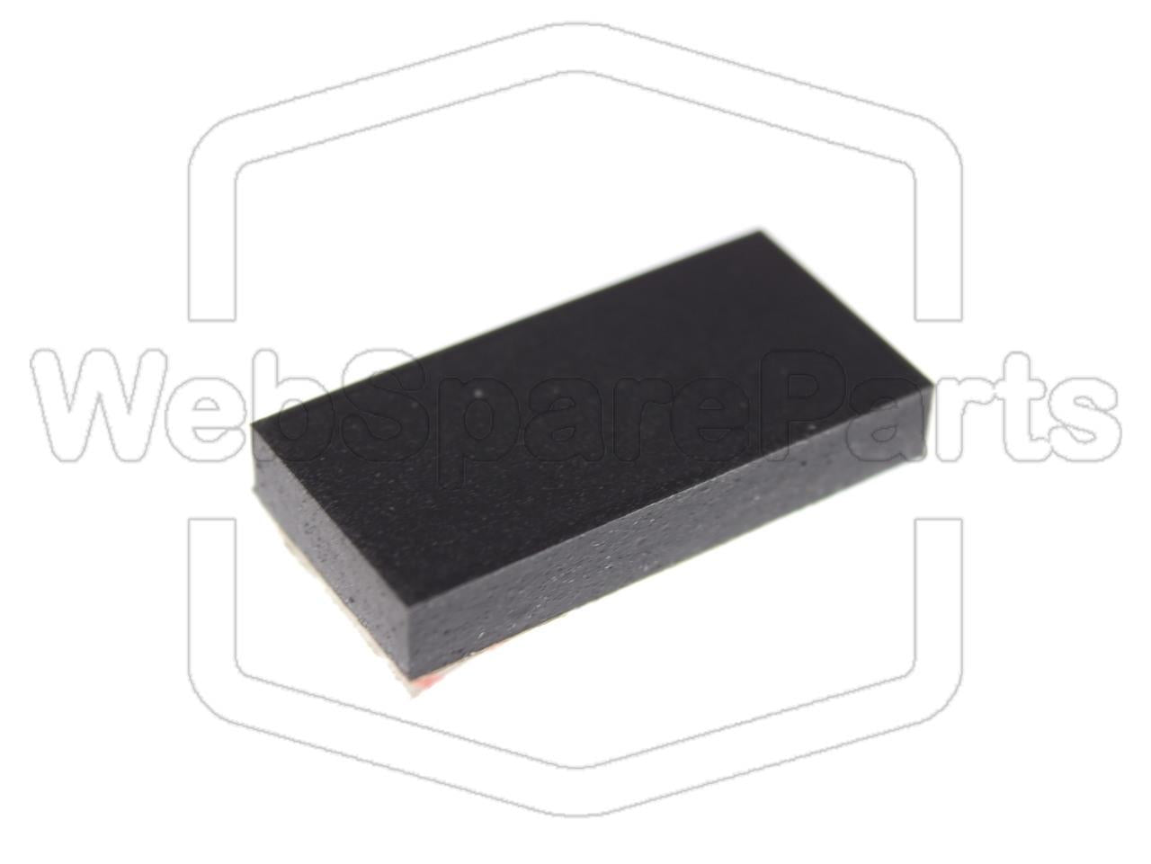 Rectangular Rubber Foot Self-adhesive 18.0mm x 9.0mm Height 3.0mm