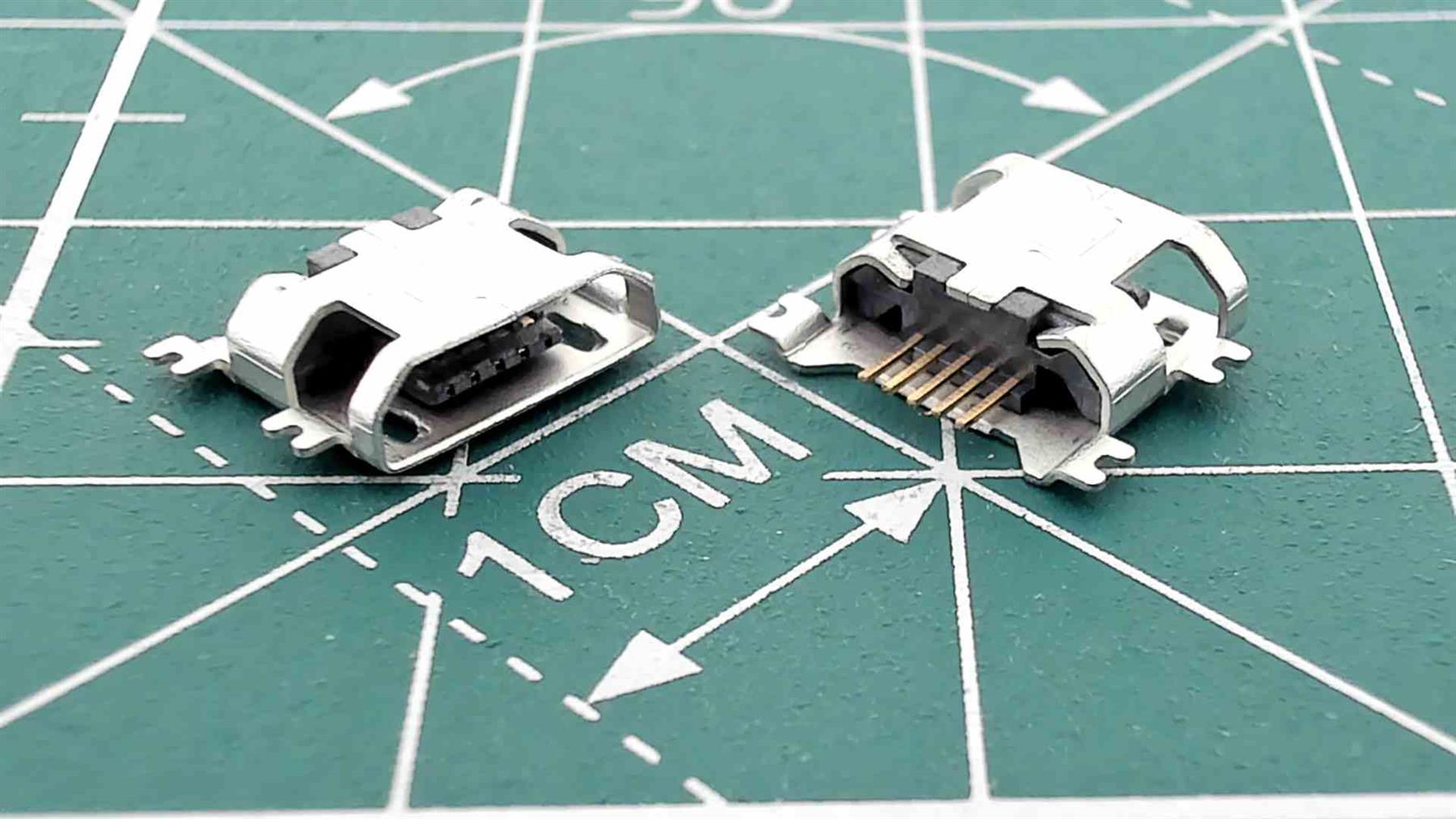 Micro USB Female Connector for PCB Soldering S7458