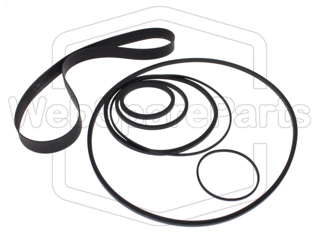 Belt Kit For Video Cassette Recorder Panasonic AG-6015