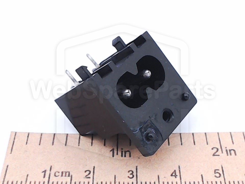 PCB-Mount IEC C8 AC Mains Input Connector for Sharp XL Series