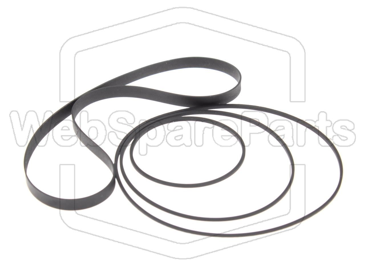 Belt Kit for Stereo Cassette Deck Rotel RD-550