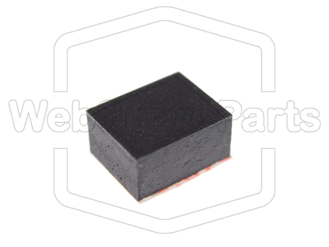 Rectangular Rubber Foot Self-adhesive 10.0mm x 8.0mm Height 5.0 mm