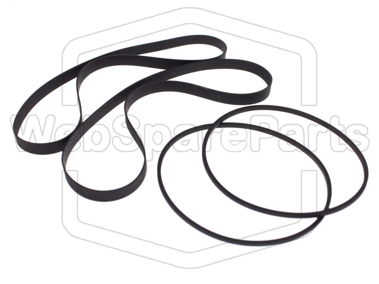 Belt Kit for Pioneer CT-W203 Double Cassette Deck