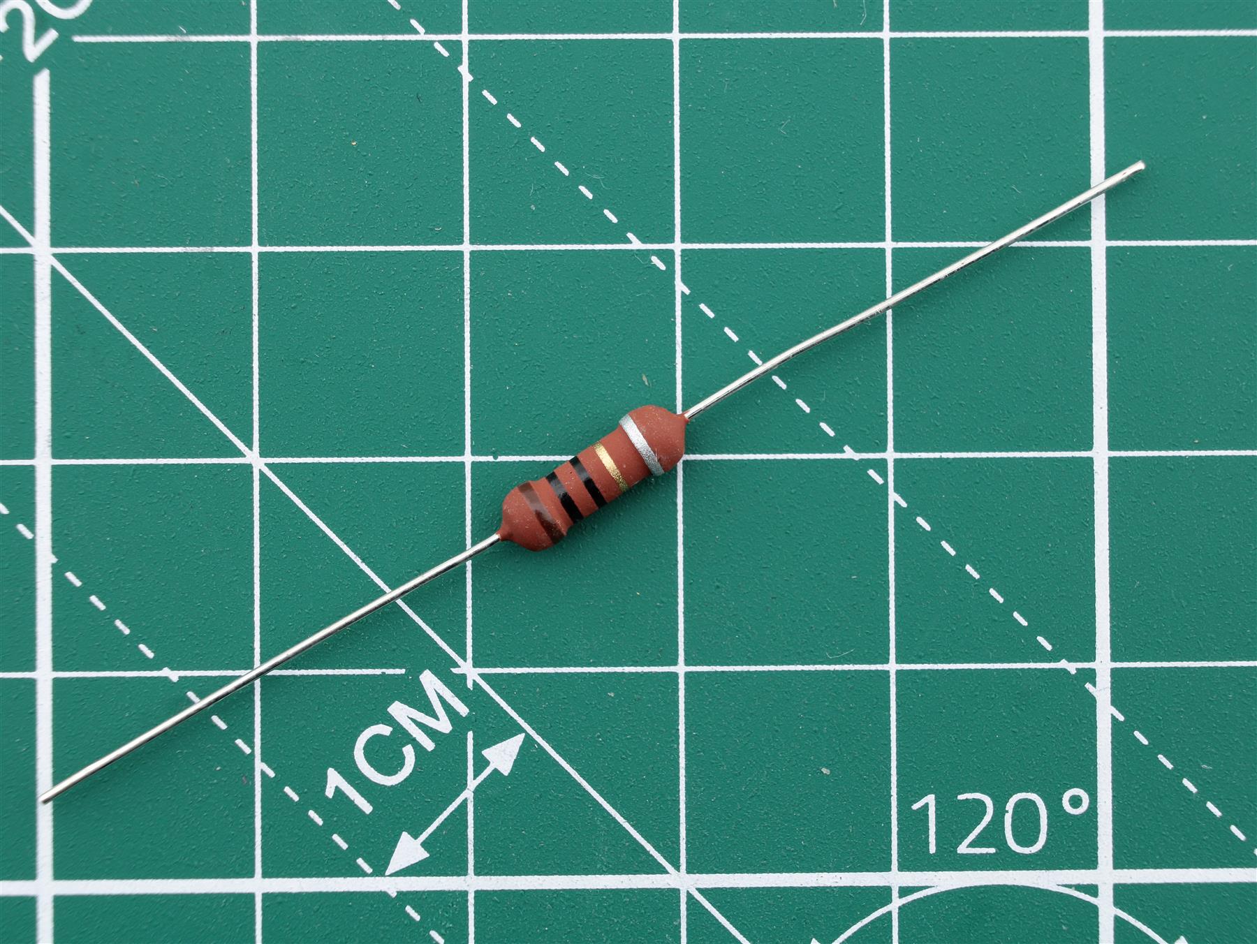 Fuse Resistor 10R 1W 10% Ø3.5x10m