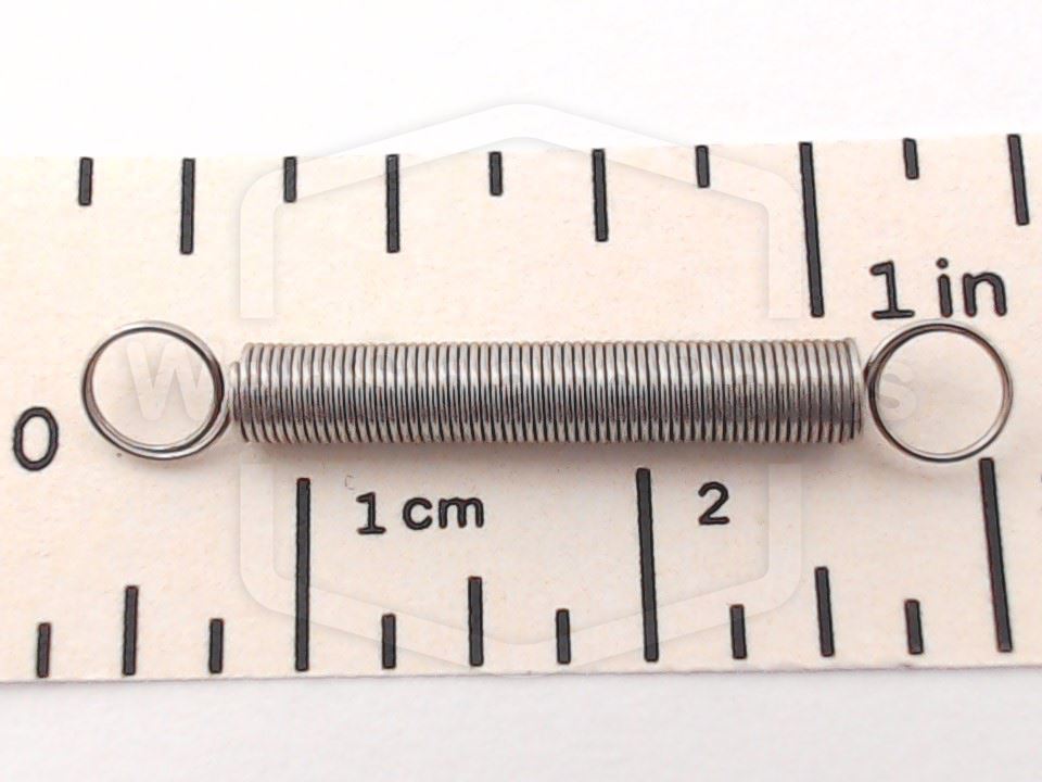 Extension Spring Ø = 3mm x TL = 17.8mm x TK = 0.3m