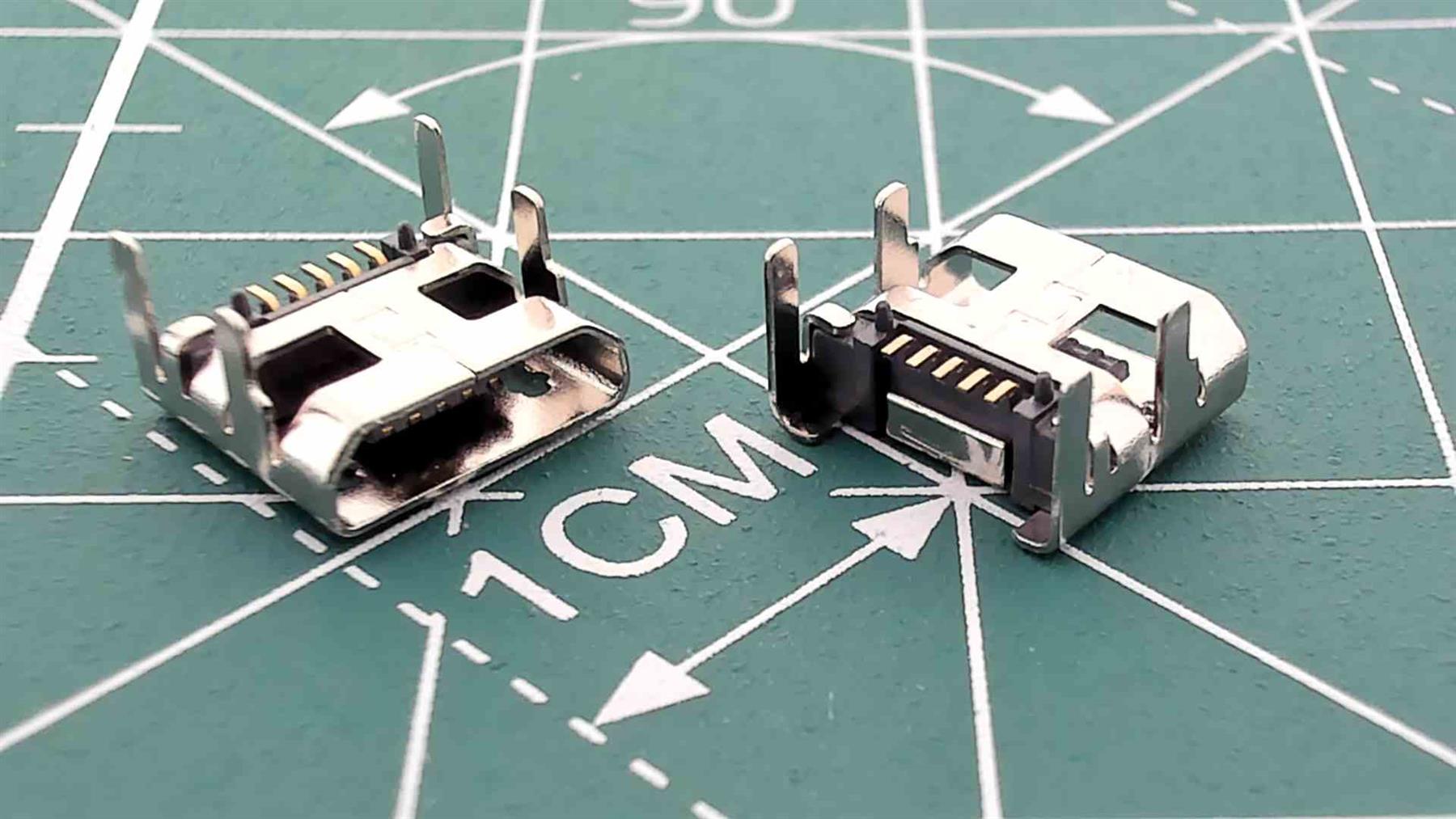 Micro USB Female Connector for PCB Soldering S7467