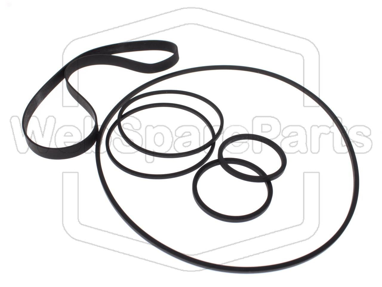 Belt Kit For Video Cassette Recorder Bang & Olufsen VHS-90