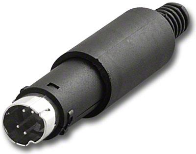 Mini-DIN 4 Pin Male Plug for Cable