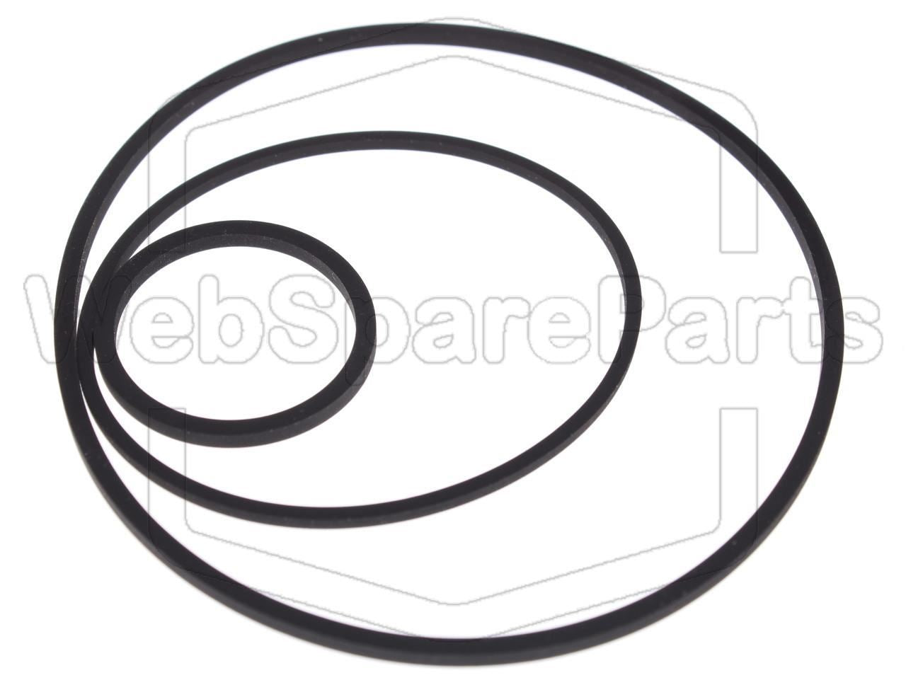 Belt Kit For Video Cassette Recorder Blaupunkt RTV-338