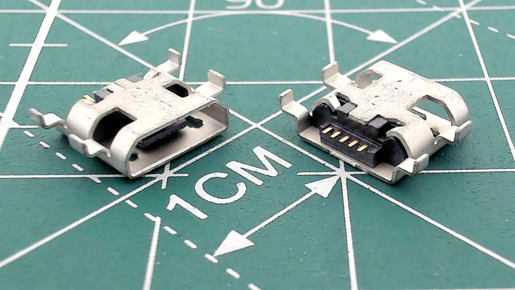 Micro USB Female Connector for PCB Soldering S7444