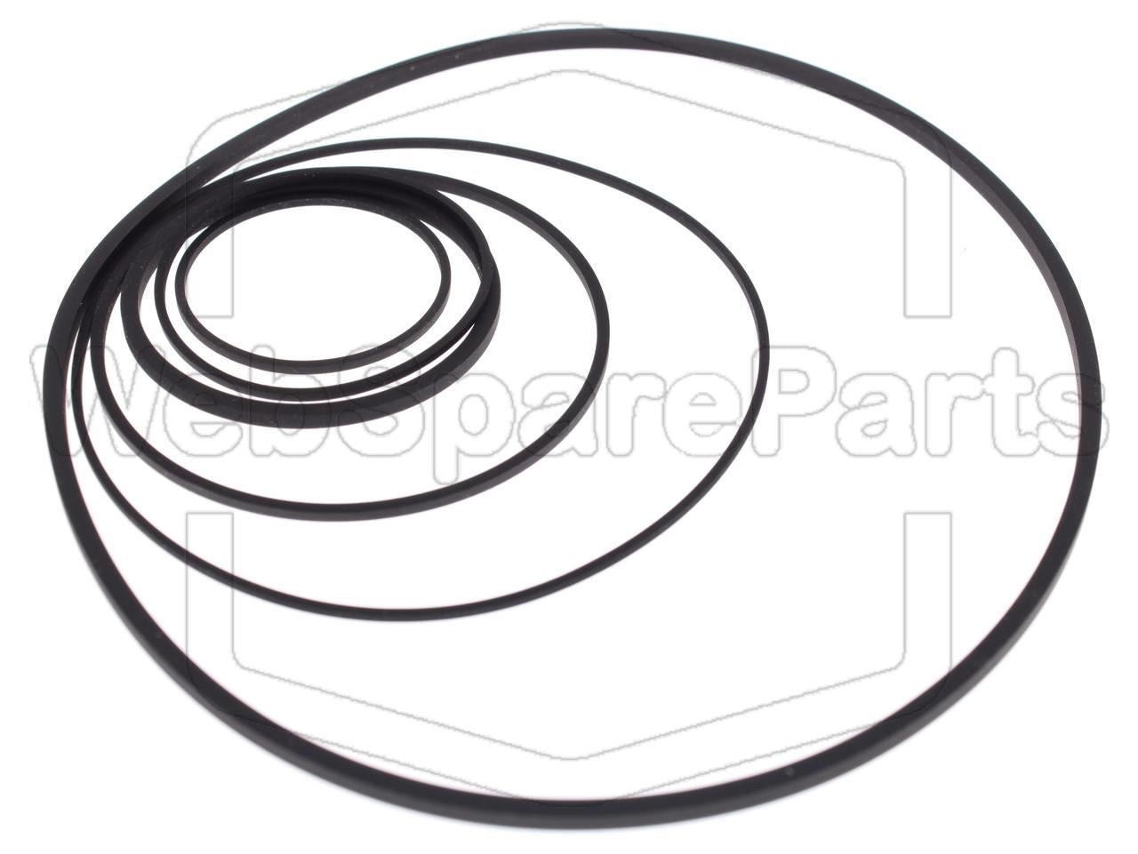 Belt Kit For Video Cassette Recorder Panasonic NV-7800