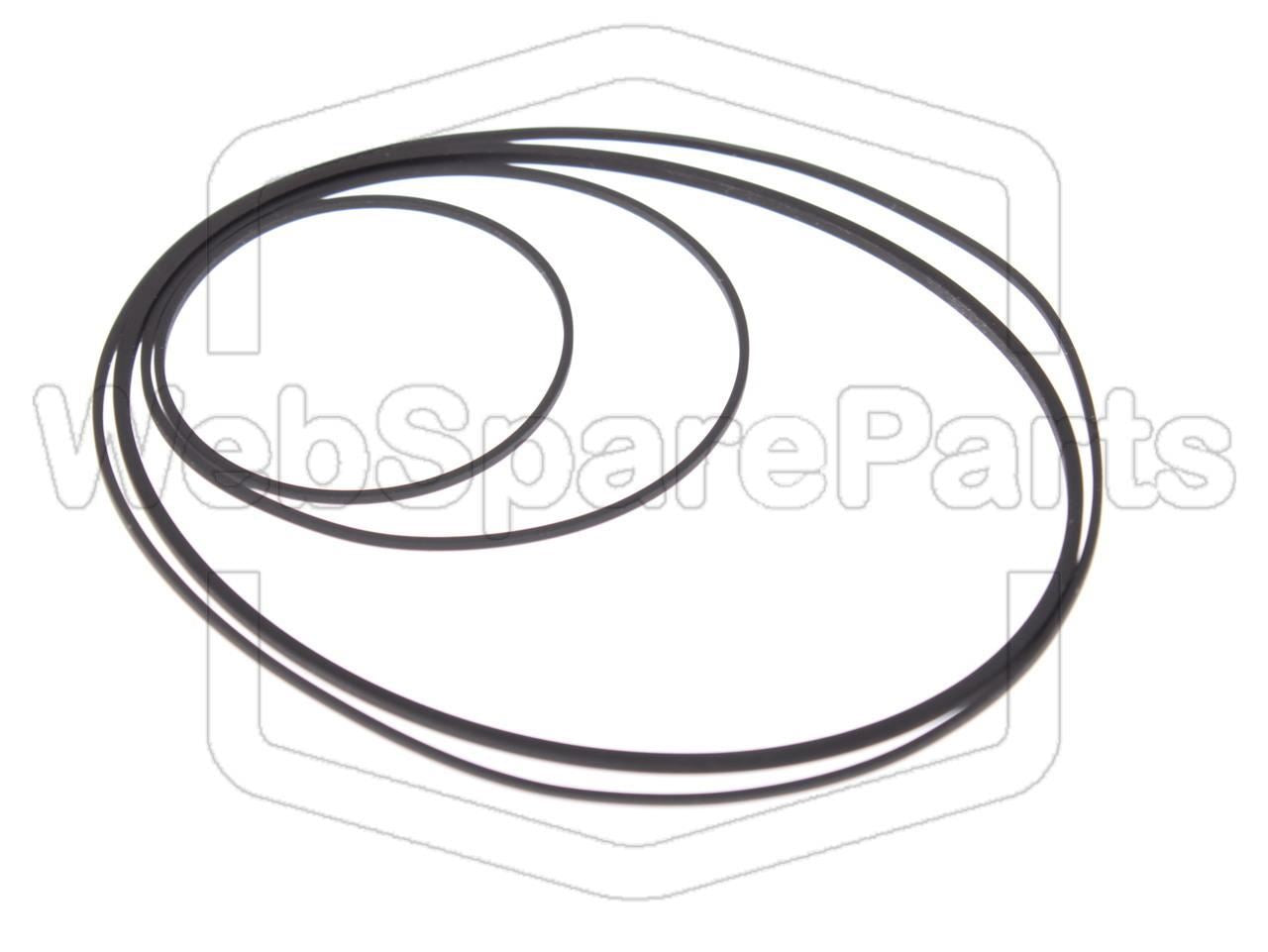 Belt Kit For Stereo Cassette Deck Kenwood KX-620