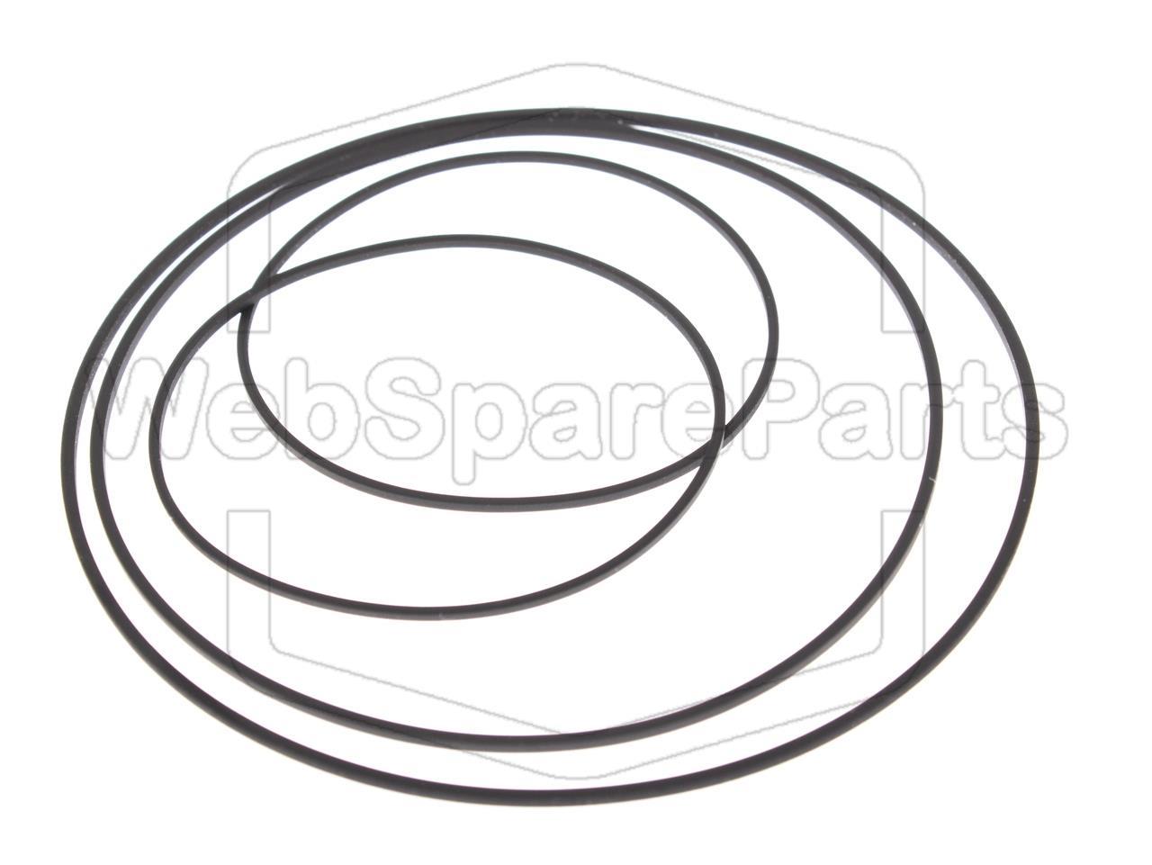 Belt Kit for Pioneer XR-P360 Double Cassette Deck