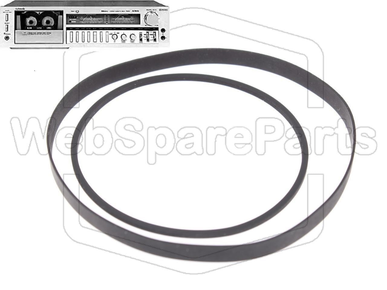 Belt Kit For Stereo Cassette Deck Aiwa AD-F600/2