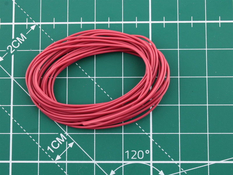 Multi strand electrical wire Red 0.35mm x 2.0 meters