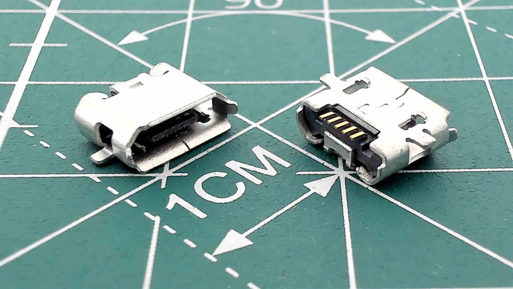 Micro USB Female Connector for PCB Soldering S7466