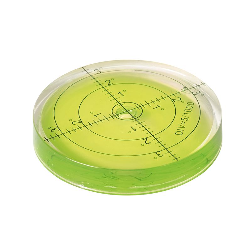 Turntable Bubble Level for Record Players – 66 mm × 11 mm [Green]