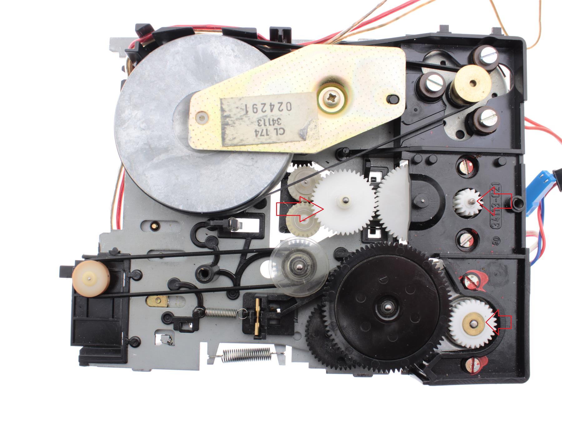 Grundig SCF6200 Replacement Gear Set for Cassette Deck