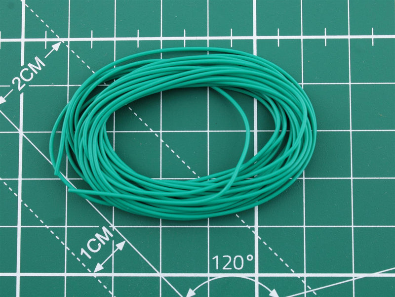 Multi strand electrical wire Green 0.35mm x 2.0 meters