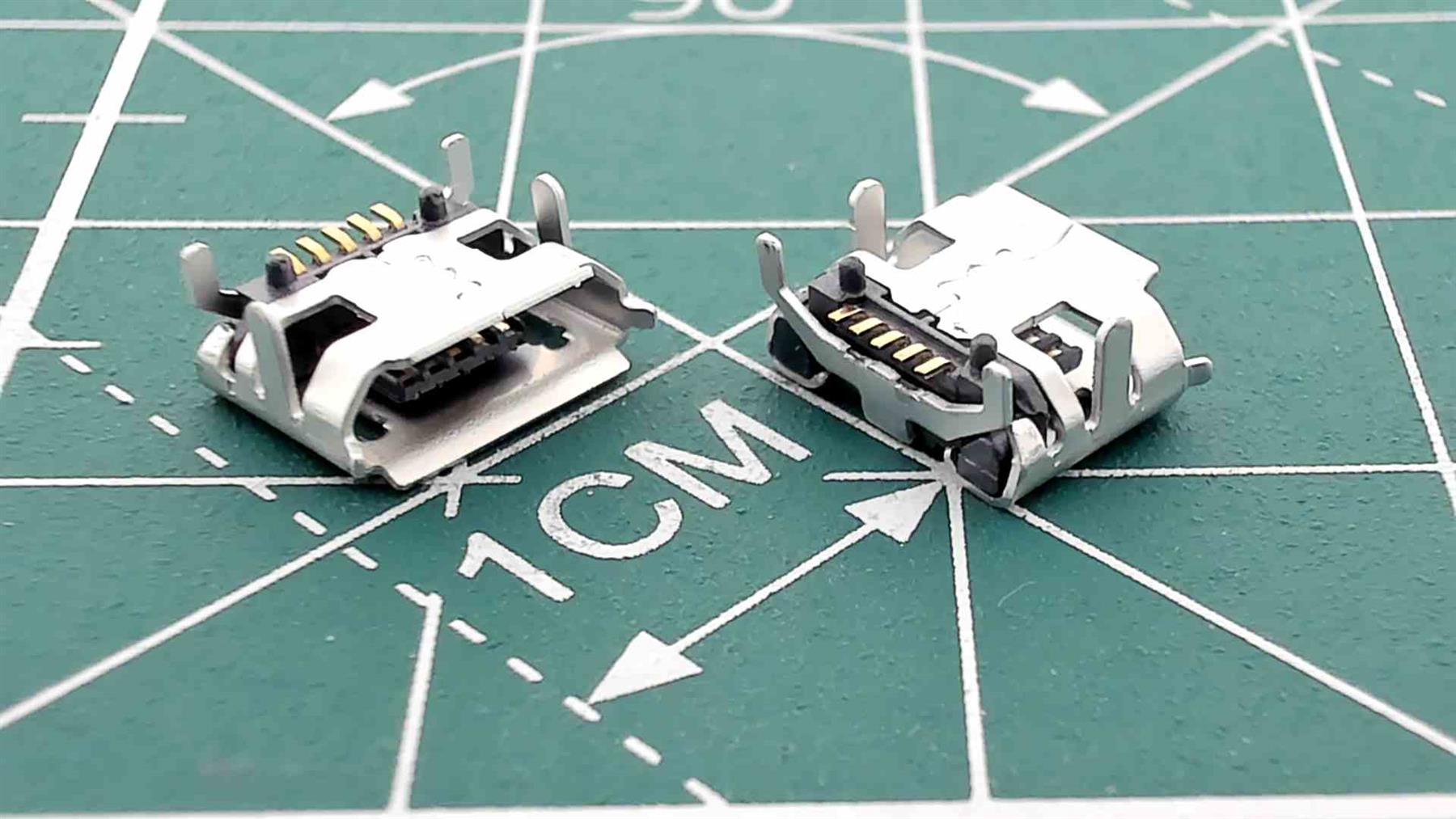 Micro USB Female Connector for PCB Soldering S7484