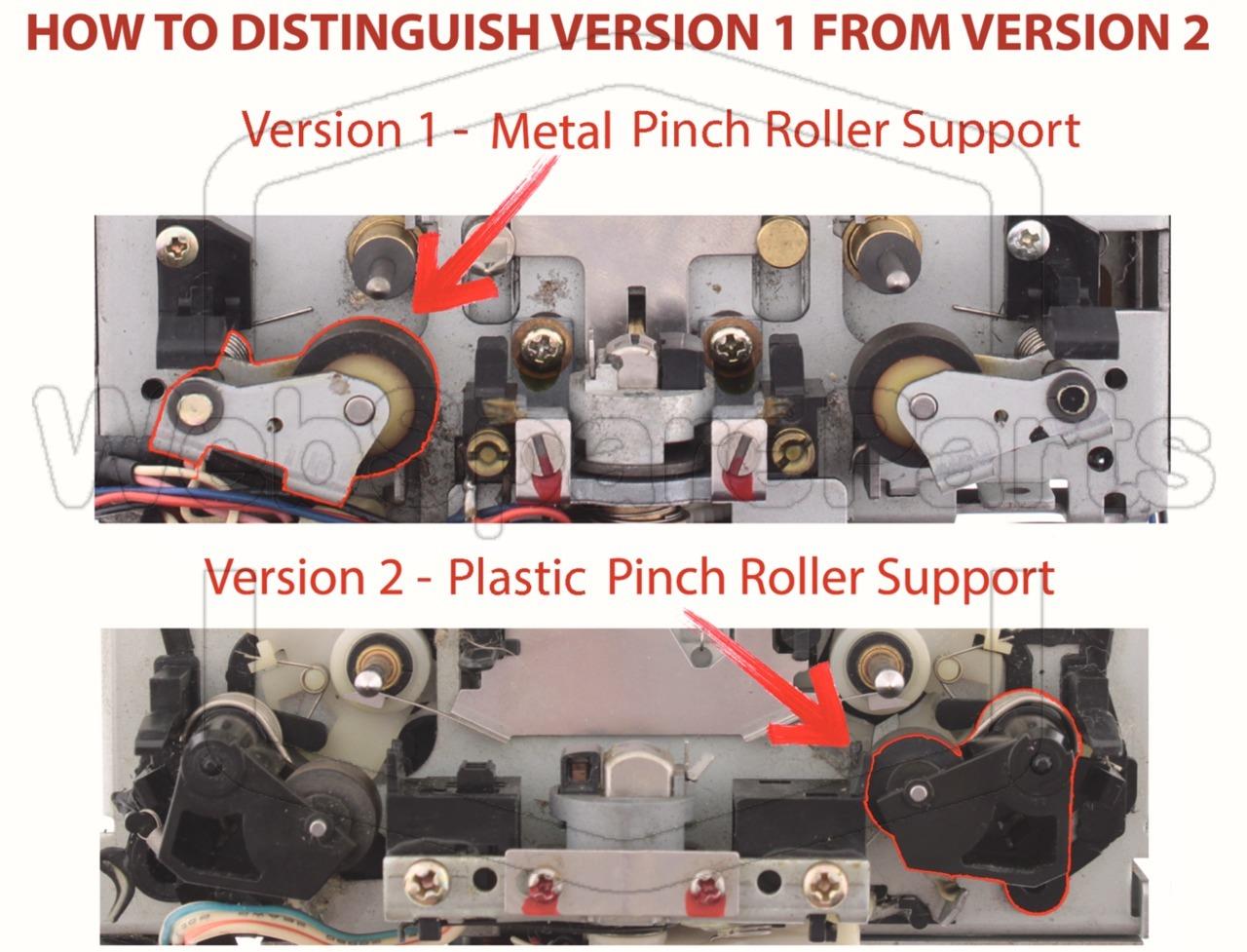 Pinch Roller for Cassette Deck Bang & Olufsen Beocord 3500 Version 2