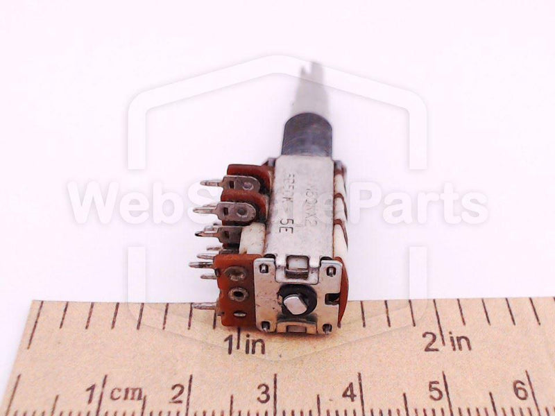 Potentiometer 15AM50K x 2 ON/OFF + BAL +VOL