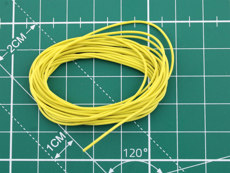 Multi strand electrical wire Yellow 0.35mm x 2.0 meters