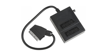 SCART AV Splitter with 1 Male to 2 Female SCART Connections