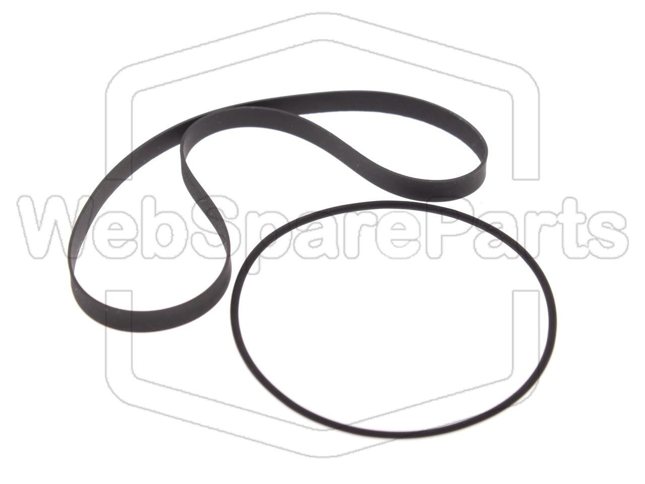Belt Kit For Cassette Deck Panasonic RX-DS30