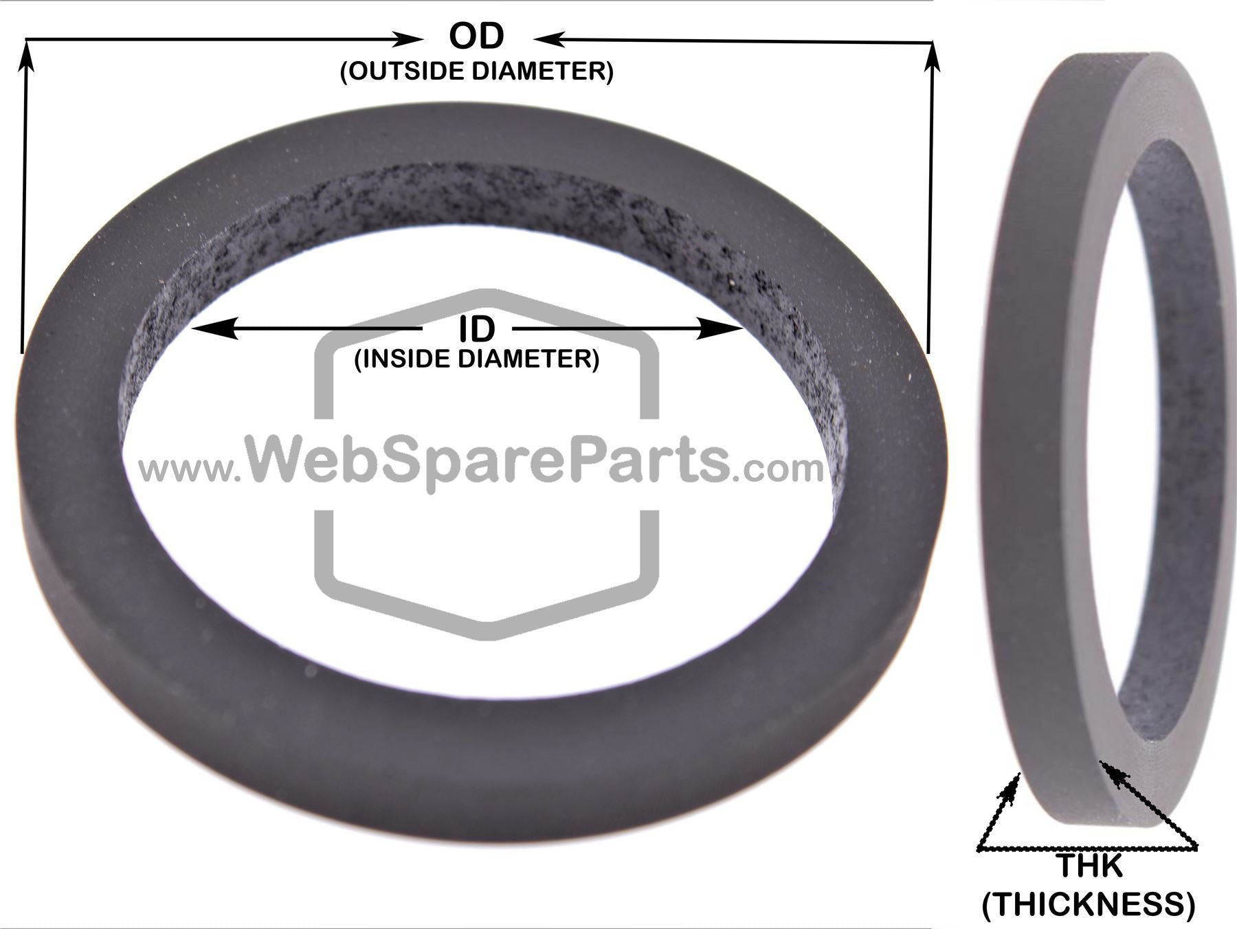 20.5 x 15.0 x 4.0; Idler Tire OD = 20.5 mm ID = 15.0 mm THK = 4.0 mm