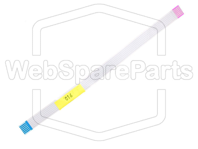 6 Pins Inverted Flat Cable L=162mm W=8.85mm