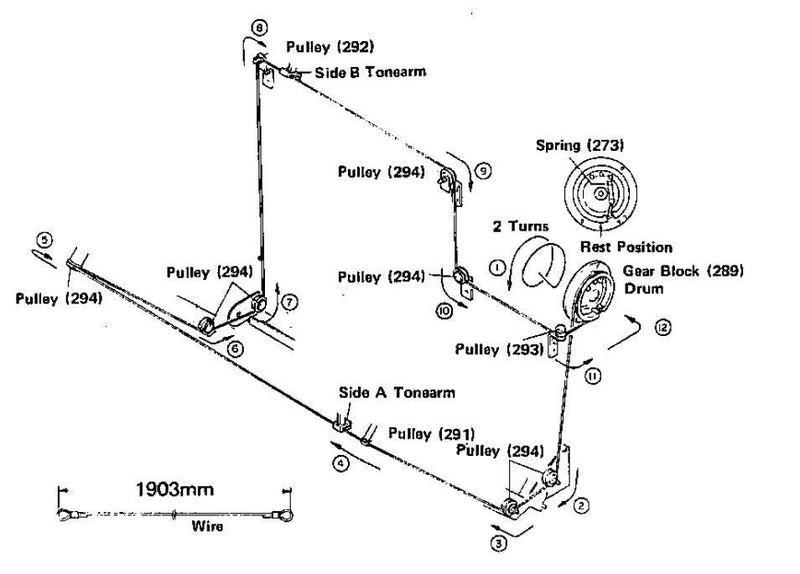 Sharp VZ-3000 Wire For Record Player