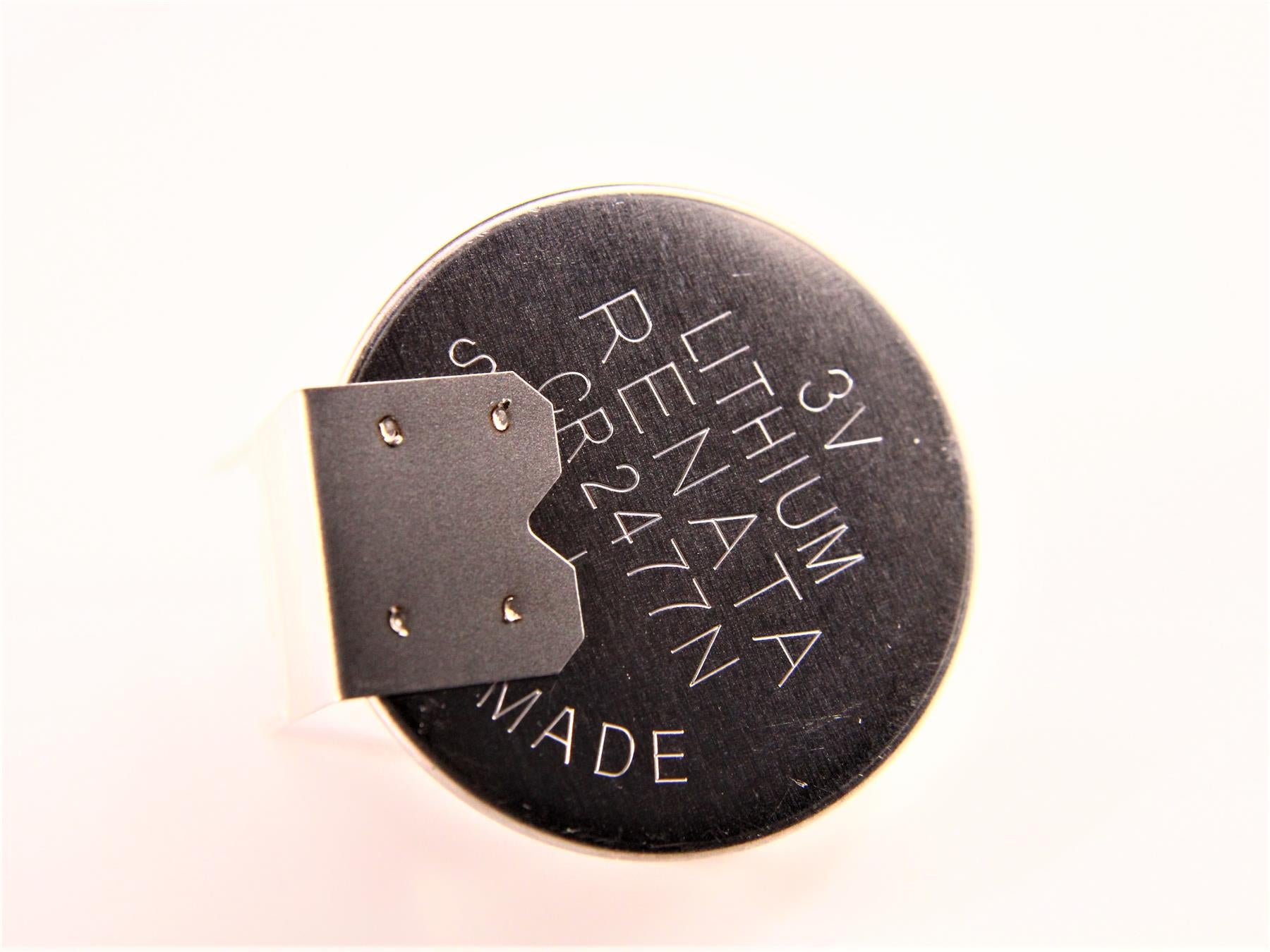 Button Lithium Battery With Pins Horizontal CR2477N 3.0V Renata