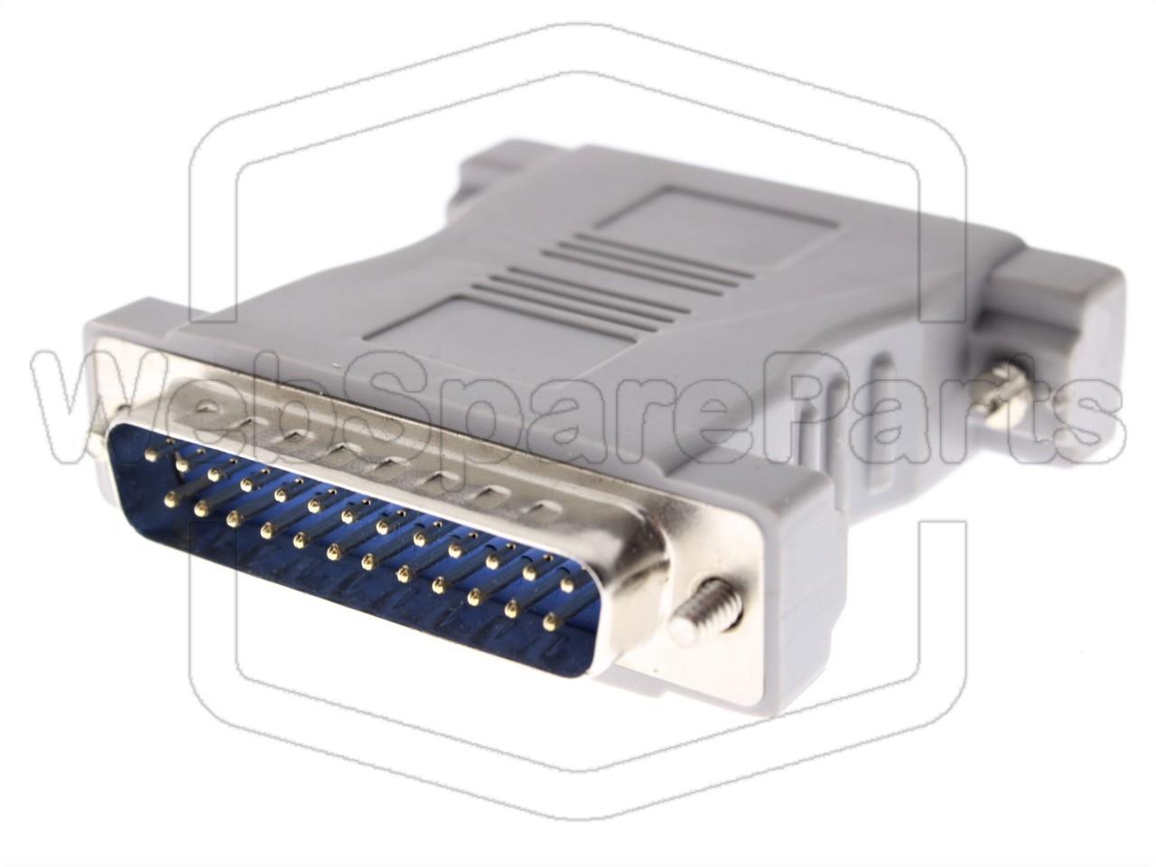 DB25 Male to DB25 Female Adapter