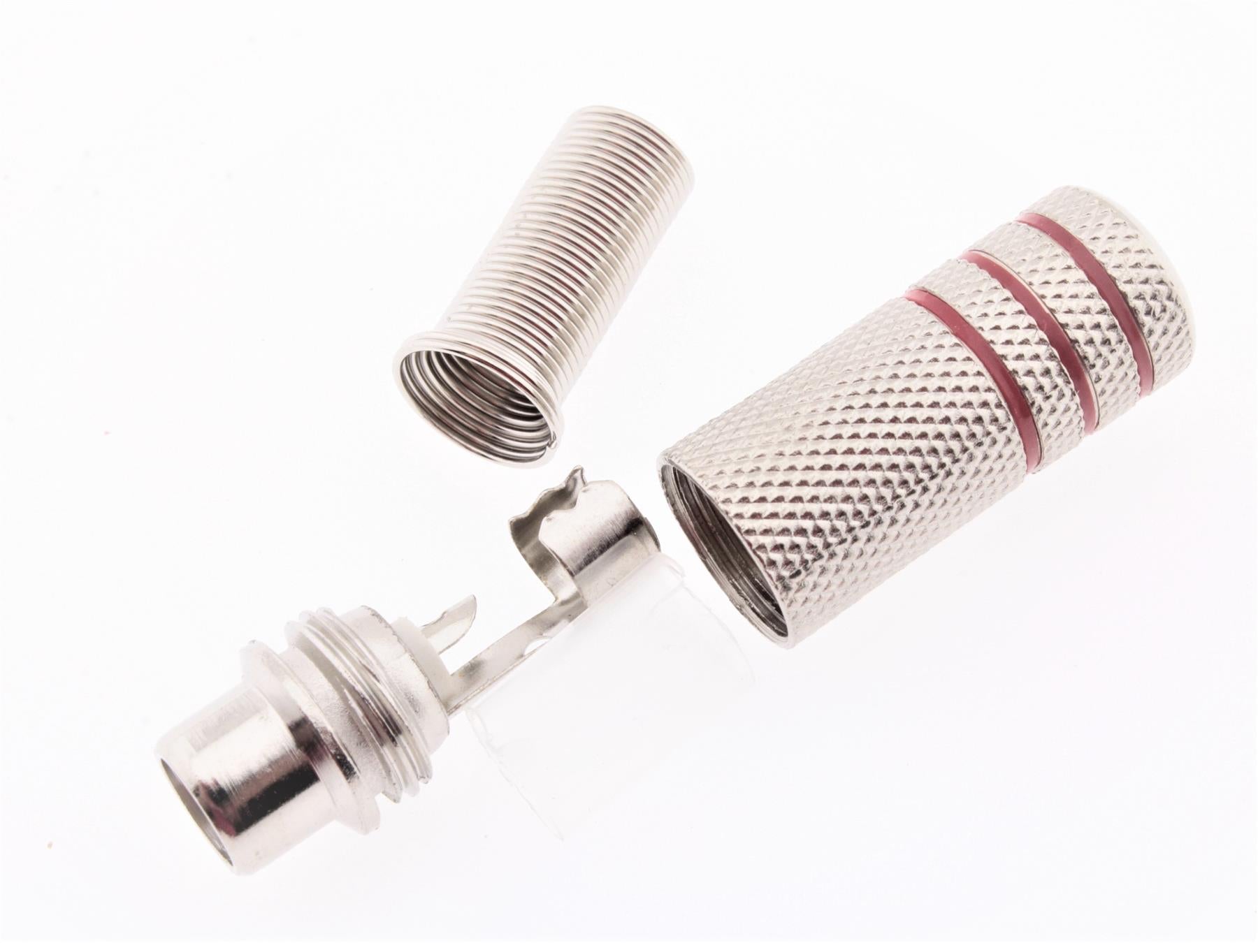 RCA Female  Metal Plug for Cable [Red]