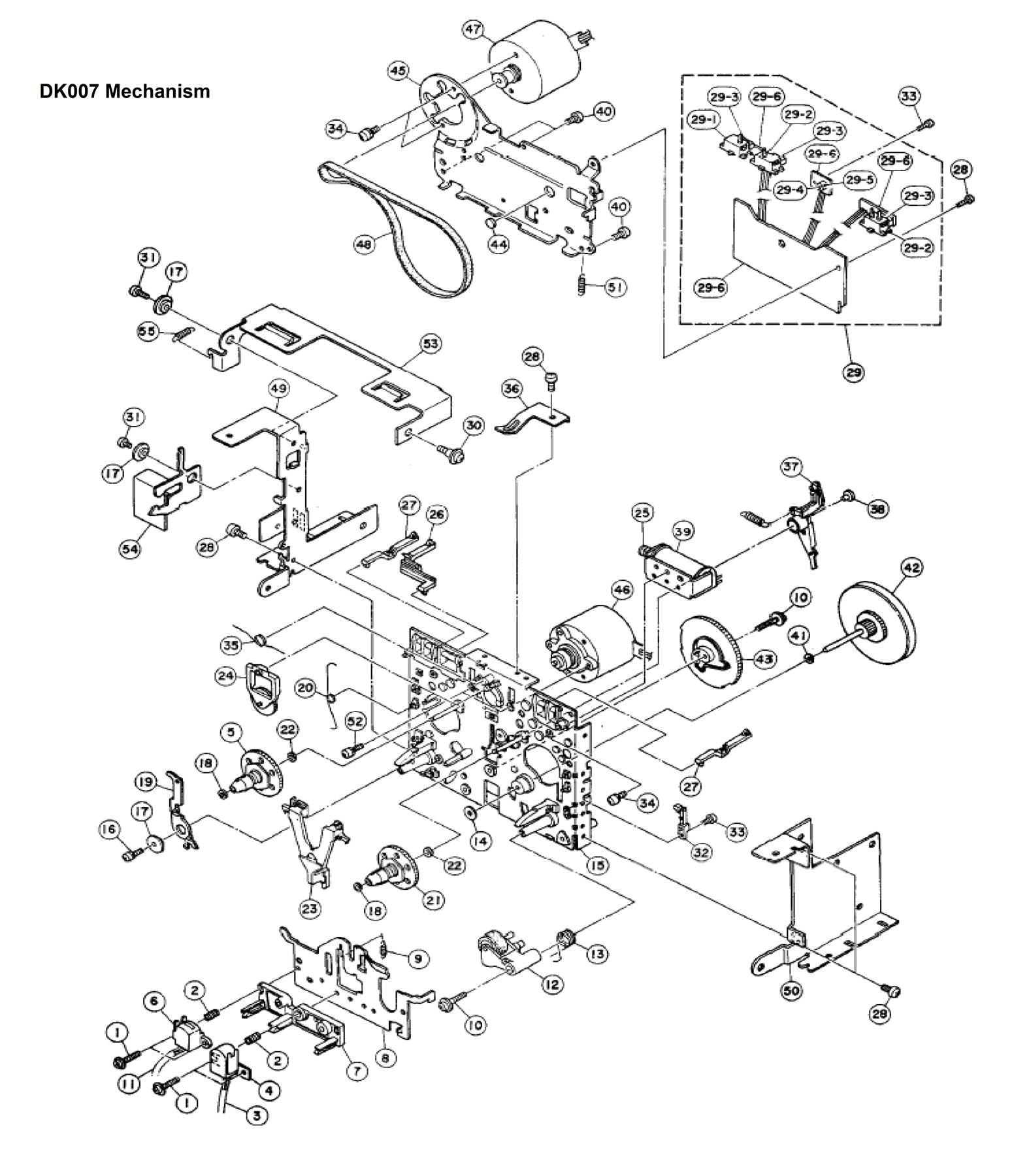 Harman Kardon TD-4500 Screw 2X7 Cassette Deck (Pos.33)