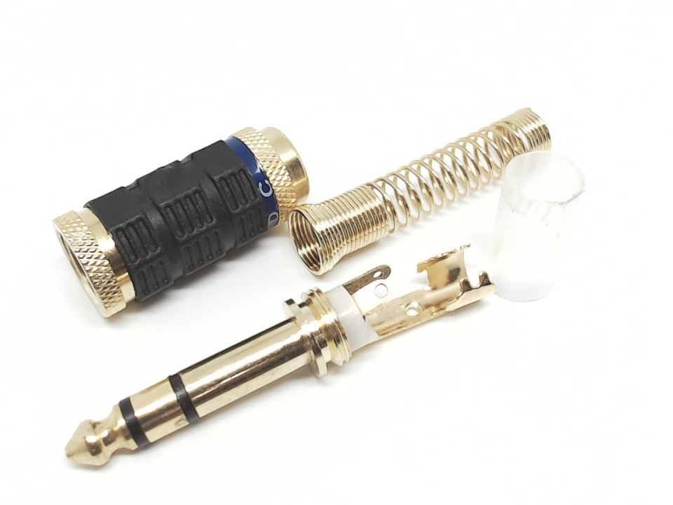 6.3mm Stereo Jack Metal Plug for Cable