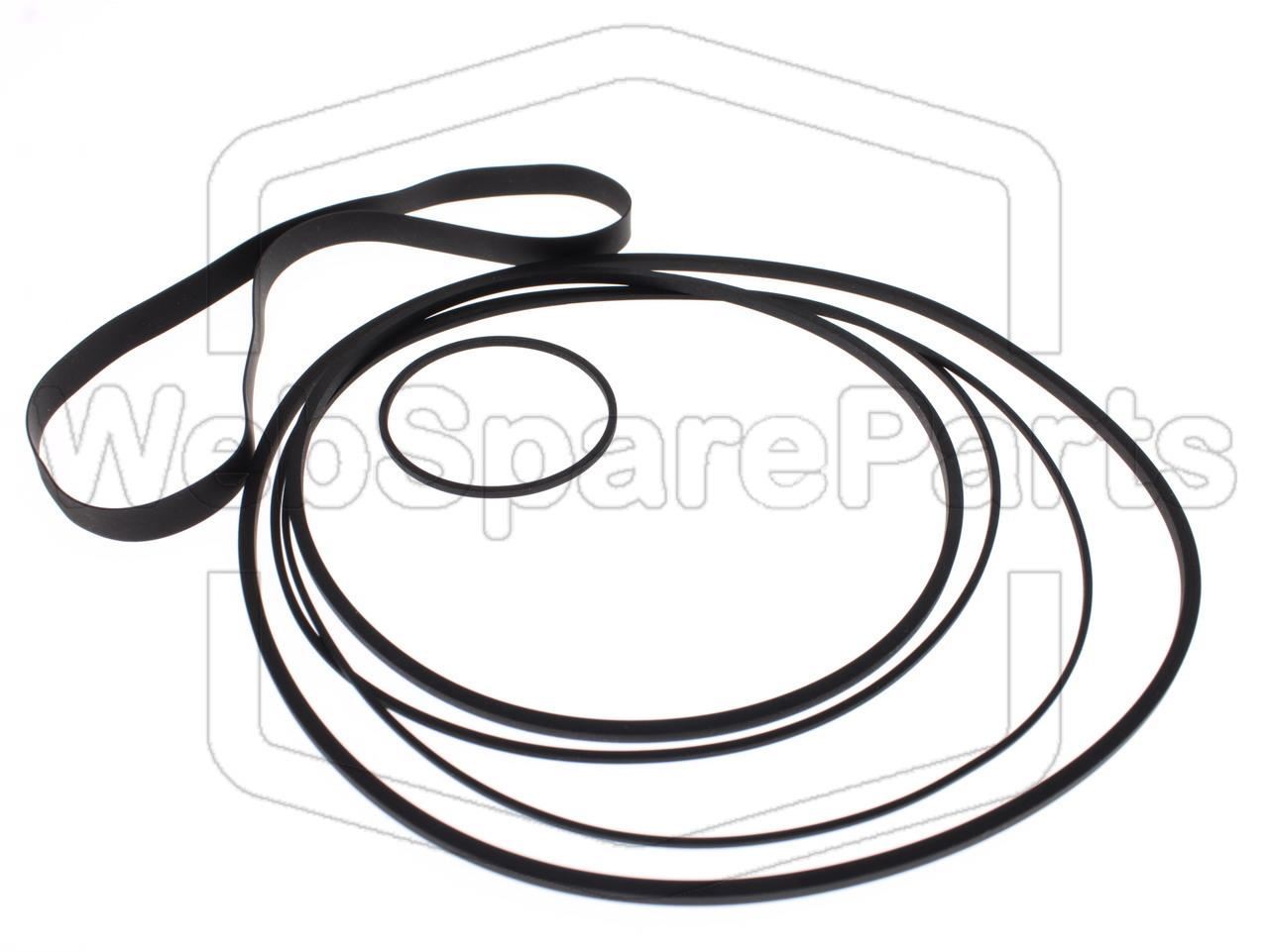 Belt Kit For Video Cassette Recorder Sony SL-J7 Betamax