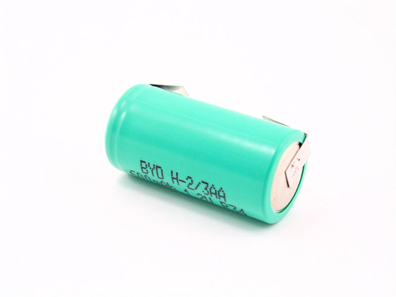 Ni-MH Battery With Pins H-2/3AA600 1.2V 600mAh