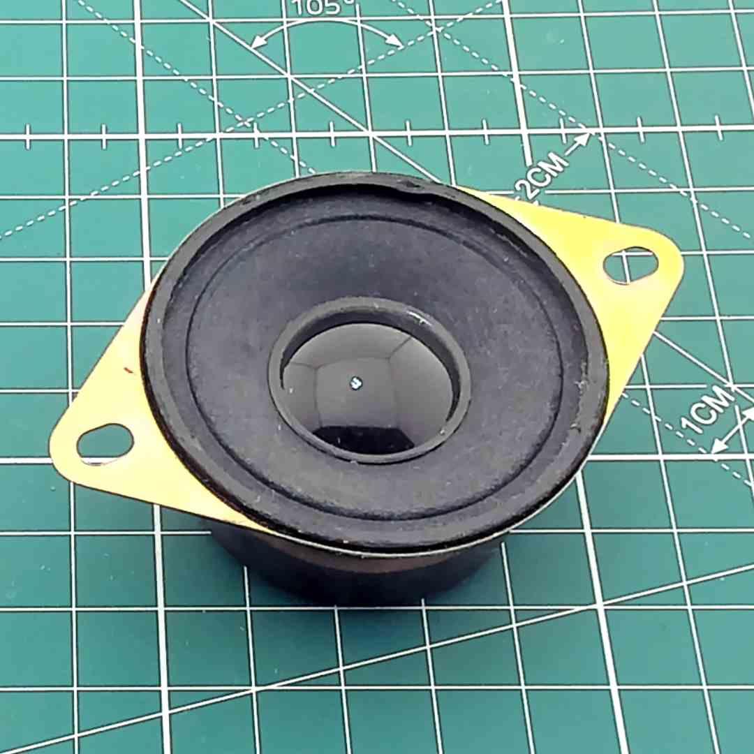 Round Replacement Tweeter for Vintage Audio, 4 Ohm 8 W [75x50x25mm]