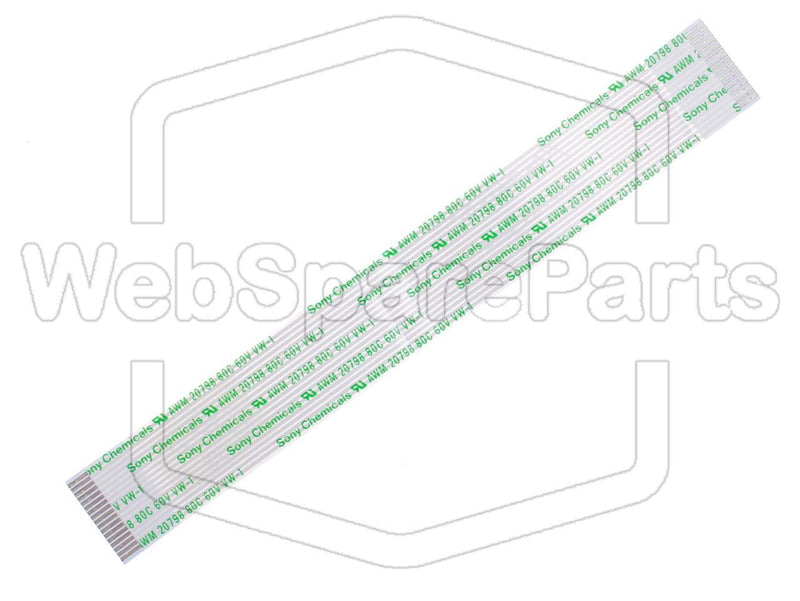 17 Pins Flat Cable L=175mm W=22.70mm