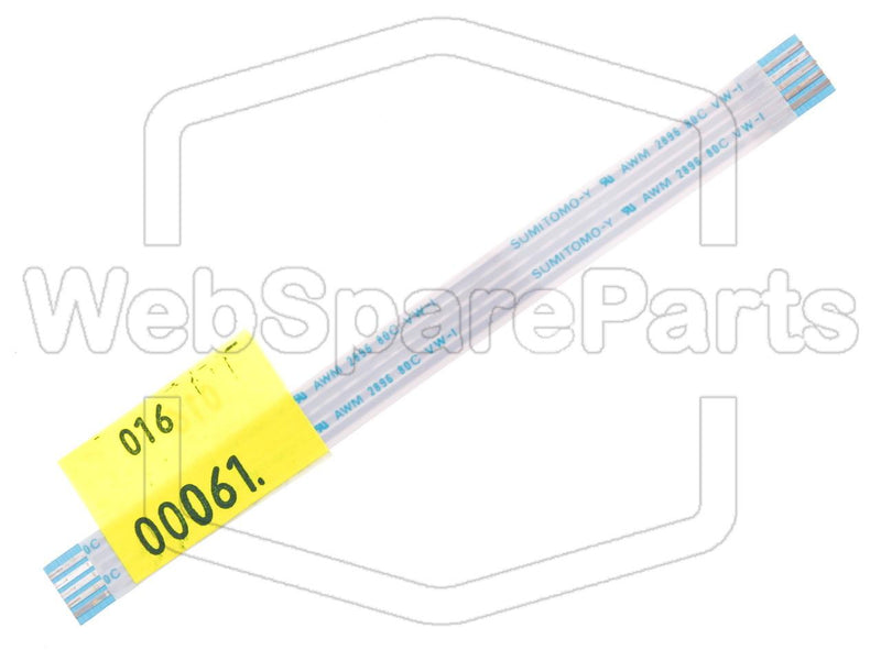 5 Pins Flat Cable L=100mm W=7.50mm