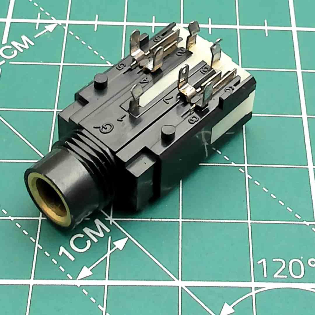 Pioneer W1220 Headphones PCB Jack for Vintage Audio Repair