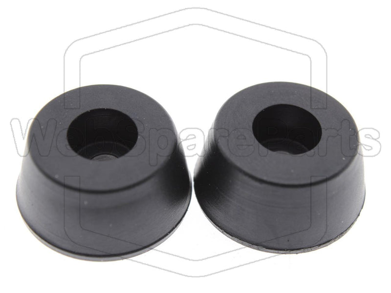 Round Rubber Foot With Hole Ø3.0mm Base Ø16.0mm