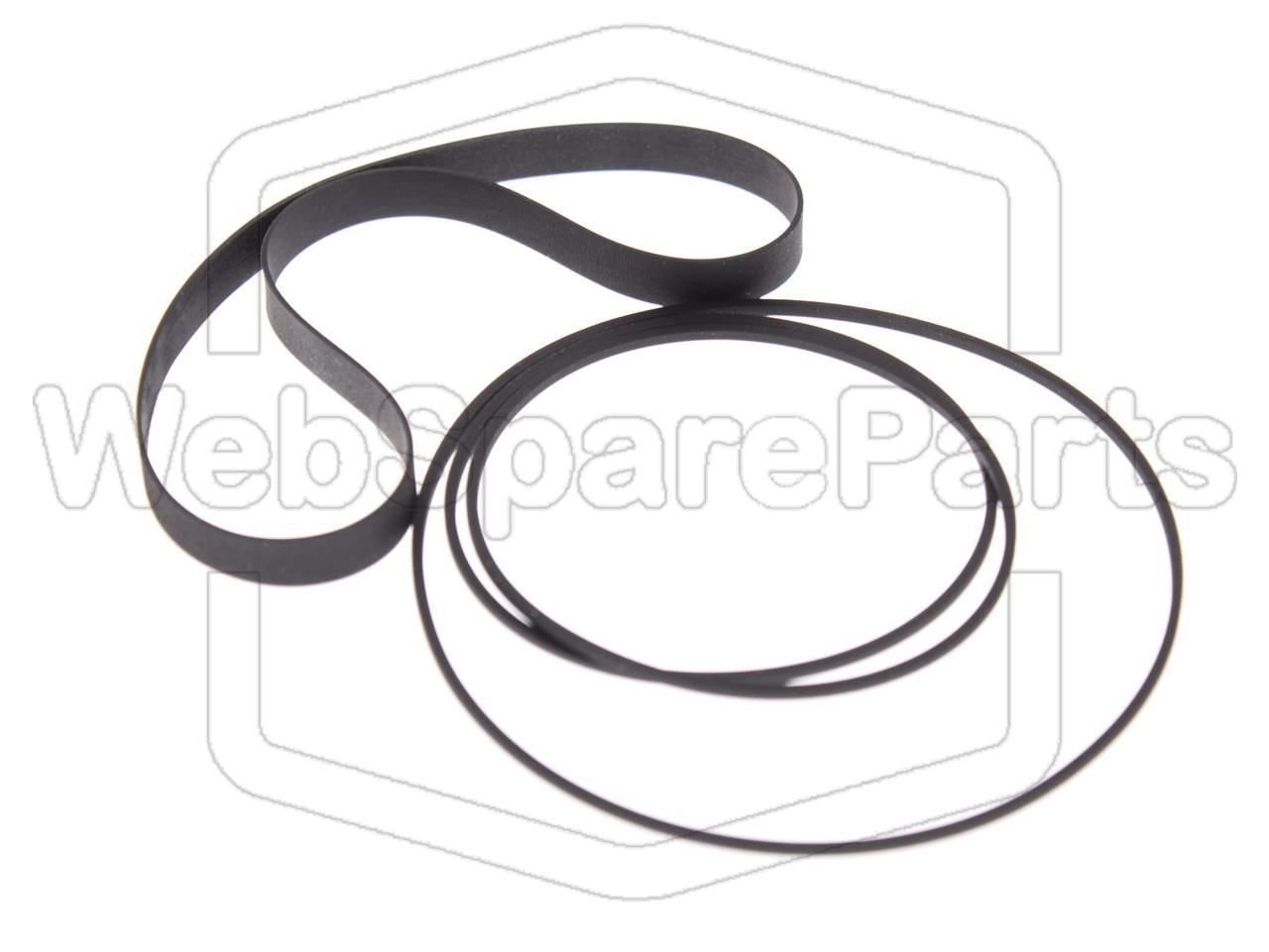 Belt Kit For Stereo Cassette Deck Kenwood KX-1030