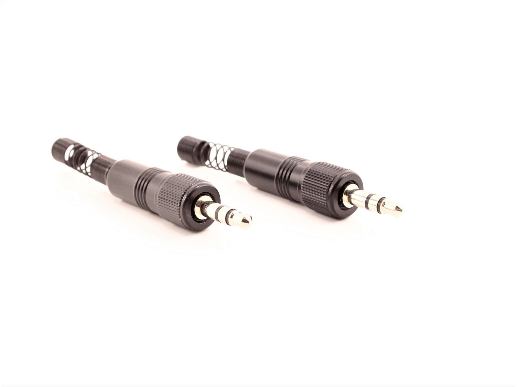 3.5 mm Stereo Jack Male Plug Metal HQ [Pack of 2]
