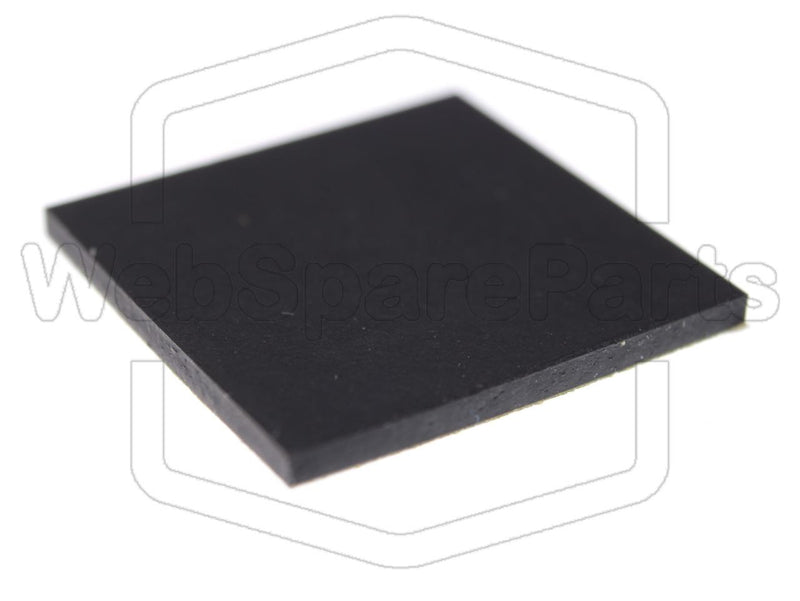 Rectangular Rubber Foot Self-adhesive  20mm x 19.7mm Height 1.5mm