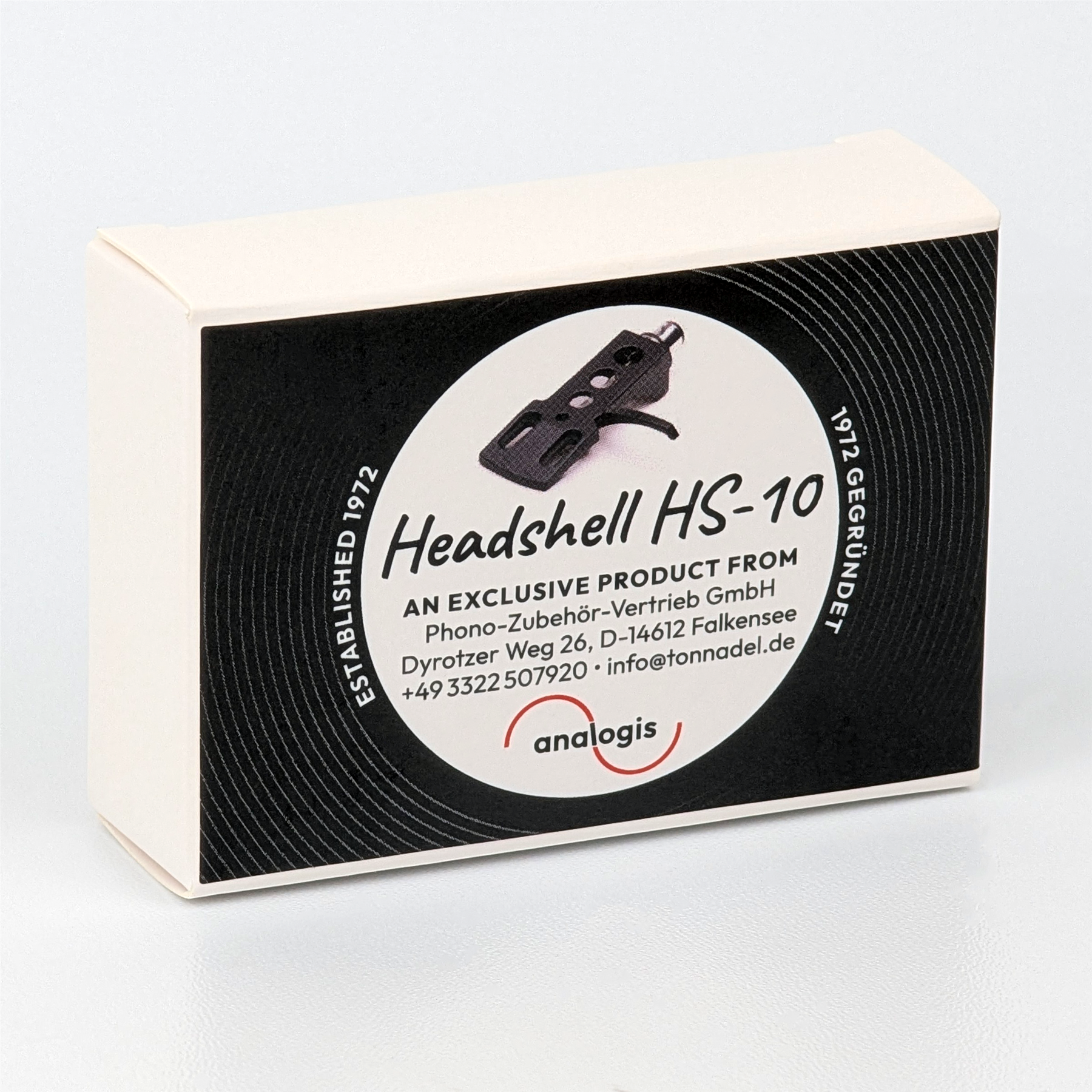 Analogis HS-10 Aluminium Headshell – Technics Style SME Mount [Black]