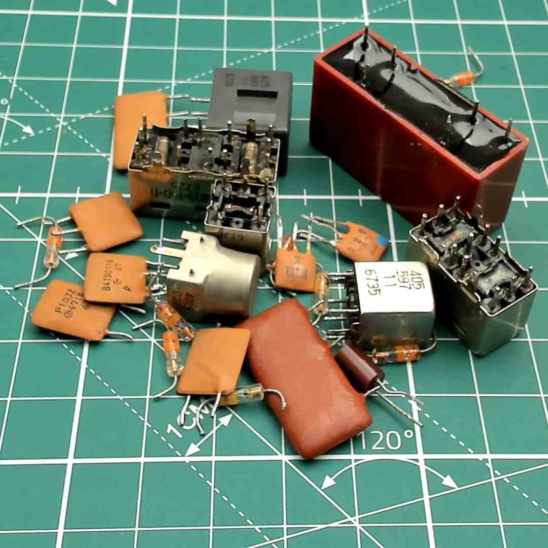 Sony Radio IF Coils Diodes and Filters Assembly for Vintage Audio